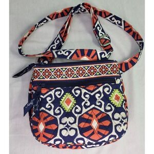 Vera Bradley Sun Valley Crossbody Bag Retired Pattern Quilted Floral Hipster